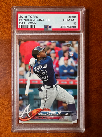 2018 Topps Bat Down Ronald Acuna 