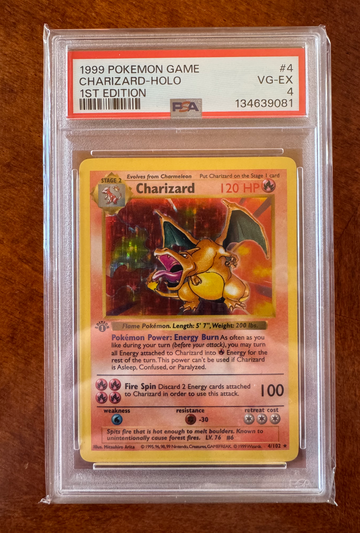 1999 Pokemon 1st edition HOLO CHARIZARD