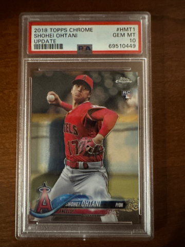2018 Topps chrome update ohtani