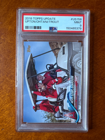 2018 Topps Update upton ohtani trout 