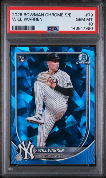 2025 BOWMAN CHROME SAPPHIRE WILL WARREN
