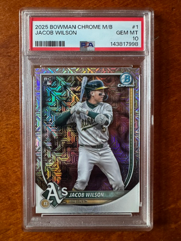 2025 Bowman Chrome Mojo Refractor Jacob Wilson 