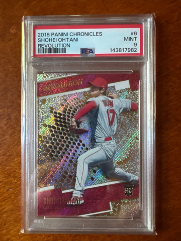 2018 panini chronicles revolution shohei ohtani