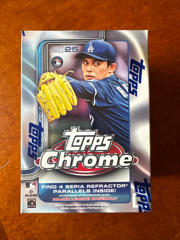 2025 Topps chrome blaster box