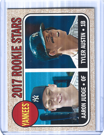 2017 Topps Heritage Rookie Stars #214 Aaron Judge RC YANKEES
