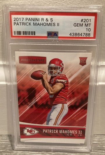 2017 Panini R&S Patrick Mahomes RC PSA 10