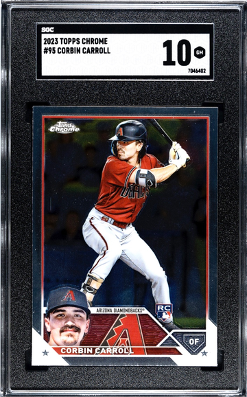 2023 Topps Chrome #95 Corbin Carroll SGC 10 GM Rookie