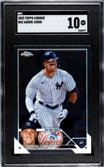 2023 Topps Chrome #62 Aaron Judge SGC 10 GM