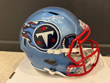 AJ Brown Full-Size Autographed Helmet Tennessee Titans