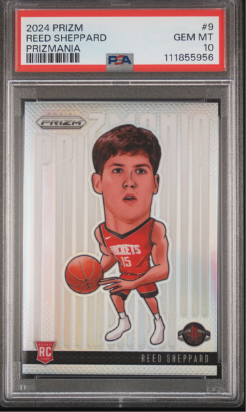 2024 Prizm Reed Sheppard Prizmania Rookie Card PSA 10 Case Hit