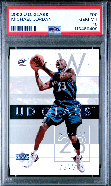 2002 Upper Deck Michael Jordan U.D. Glass PSA 10 pop: 227