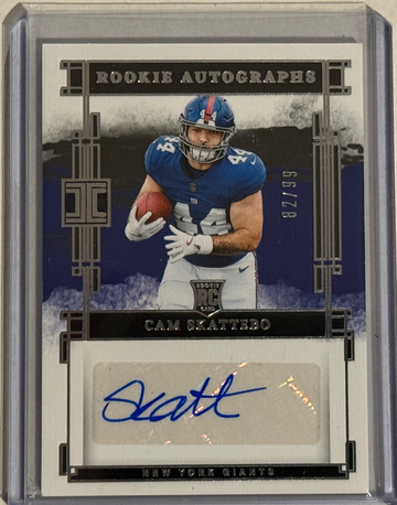 2025 Impeccable Cam Skattebo Rookie Autographs 82/99!