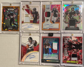 2023 Bijan Robinson 7 Card lot - Contenders Optic RPA 02/25! Immaculate RPA 97/99 Read Full Description