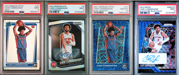 2021 Cade Cunningham Rookie Lot 2 PSA Slabs & 2 2024 Autos PSA 9