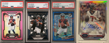 2023 CJ Stroud 4 Rookie Card Lot 3 PSA Slabs one Auto, 2 2nd Year Cards