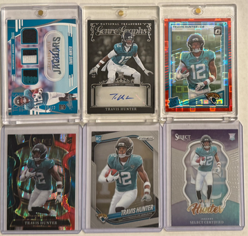 2025 Travis Hunter 6 Card Rookie Lot 2 Autos