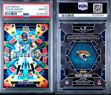 2025 Mosaic Travis Hunter Kaleidoscopic PSA 10 POP48!