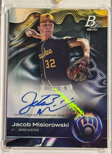 2023 Bowman Platinum Jacob Misiorowski Top Prospect Auto