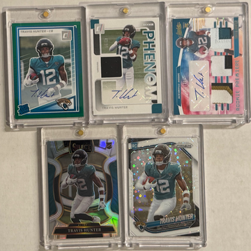 2025 Travis Hunter 5 Card Rookie Lot 3 Autos