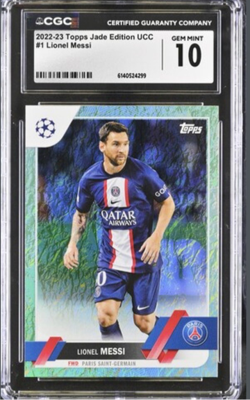 2022-23 Topps Jade Edition UCC Lionel Messi
