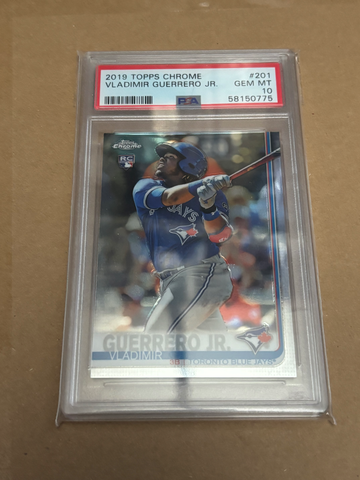 2019 Topps Chrome Vladimir Guerrero PSA 10 #201