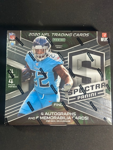 2020 Panini Spectra Football Hobby Box 