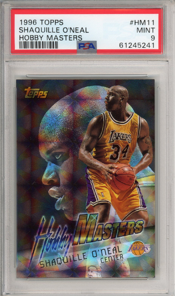 1996 Topps Hobby Masters #HM11 Shaquille O'Neal PSA 9