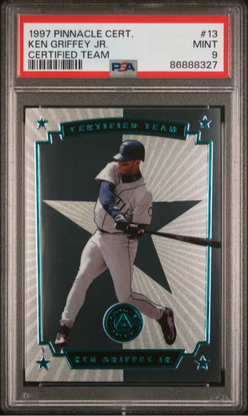 1997 Pinnacle Certified Certified Team Insert #13 Ken Griffey Jr. PSA 9 Mint