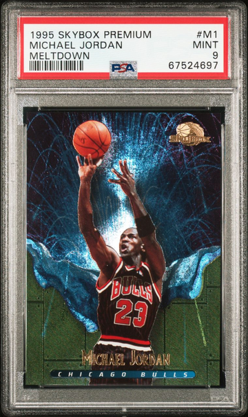1995 Skybox Meltdown Michael Jordan, PSA 9