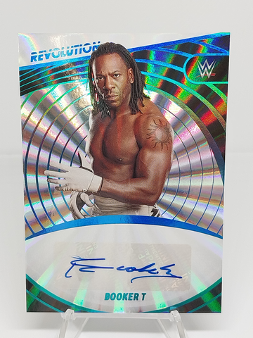 2023 Panini Revolution WWE Autograph Legends Sunburst /99 Booker T
