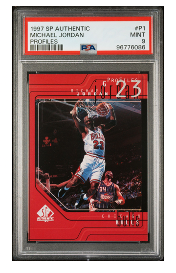 1997 SP Authentic Profiles Michael Jordan PSA 9 SUPER LOW POP