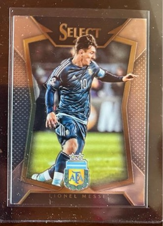 2015 Panini Select Lionel Messi #65 SUPER RARE DARK JERSEY BALL BACK VARIATION