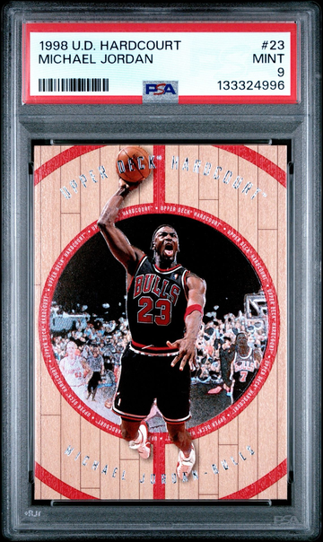 1998 UD Hardcourt Michael Jordan PSA 9 #23 