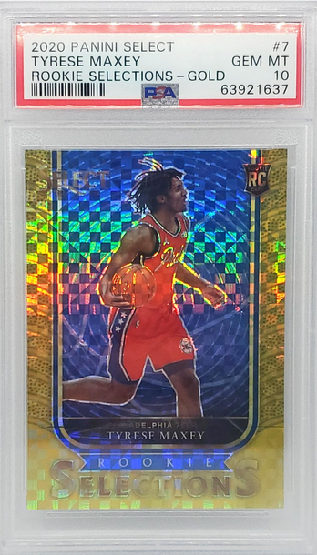 Tyrese Maxey Rookie Selections Gold /10
