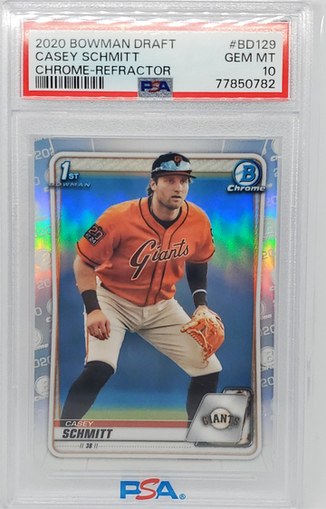 Casey Schmitt Refractor PSA 10