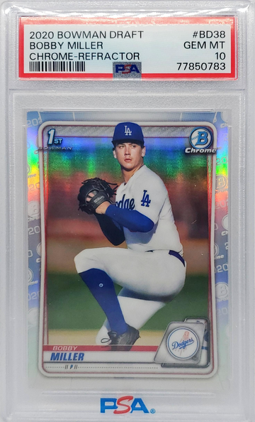 Bobby Miller Refractor PSA 10