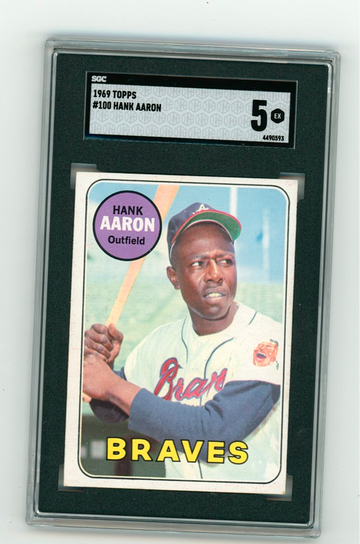 1969 Topps Hank Aaron SGC 5
