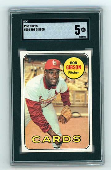 1969 Topps Bob Gibson SGC 5