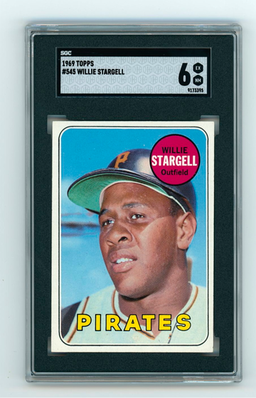 1969 Topps Willie Stargell SGC 6