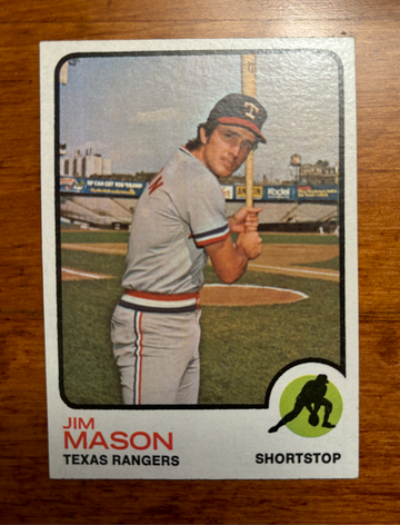 1973 TOPPS JIM MASON #458 NM-MT, HIGH GRADE