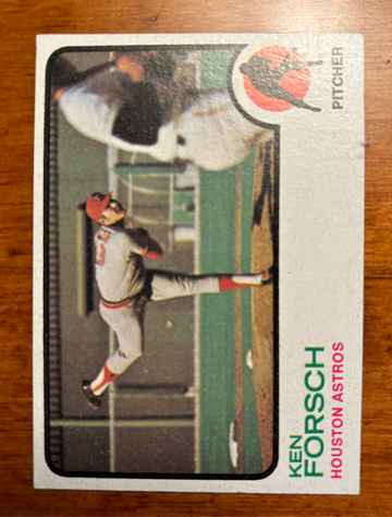 1973 TOPPS KEN FORSCH #589, NM-MT, HIGH GRADE
