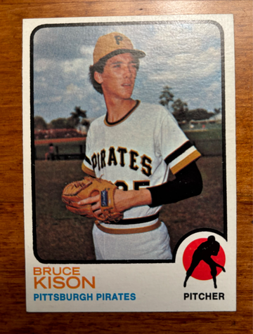1973 TOPPS BRUCE KISON #141, NM-MT, HIGH GRADE