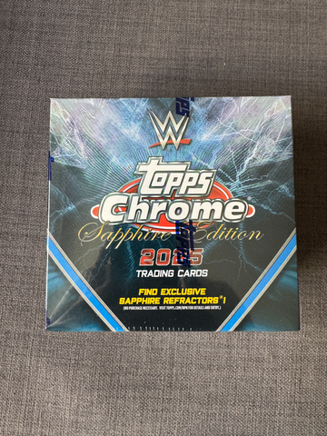 2025 Topps Chrome WWE Sapphire Hobby Box