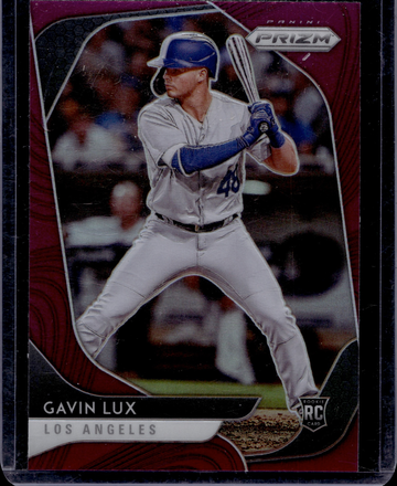 2020 Panini Prizm Gavin Lux Red Prizm rookie