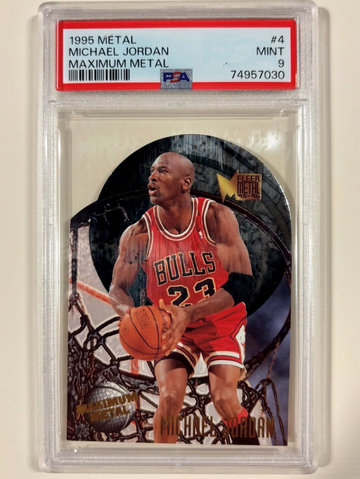 Michael Jordan 1995 Maximum Metal PSA 9