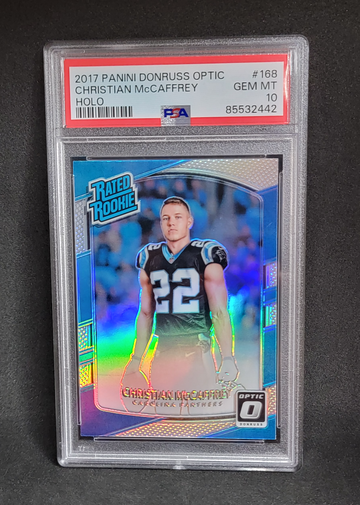 2017 Panini Donruss Optic Holo-Christian McCaffrey, PSA 10
