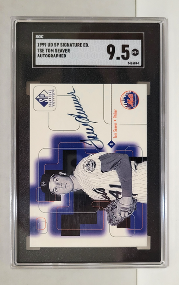 1999 UD SP Signature Edition Tom Seaver #TSe - SGC 9.5 MINT+ AUTO autograph