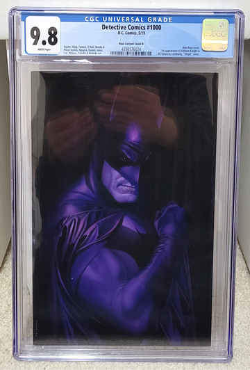 Detective Comics #1000 (2019) CGC 9.8 - Alex Ross Virgin Cover B Variant 1st Arkham Knight in DC Continuity