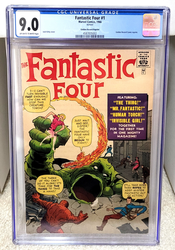 Fantastic Four #1 GRR (1966) CGC 9.0 - Golden Records Reprint Marvel Comics Key
