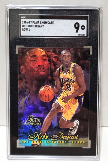 1996-97 Flair Showcase Row 1 Kobe Bryant RC #31 - SGC 9 MINT Rookie